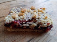 Dinkel Kirschstreusel vegan